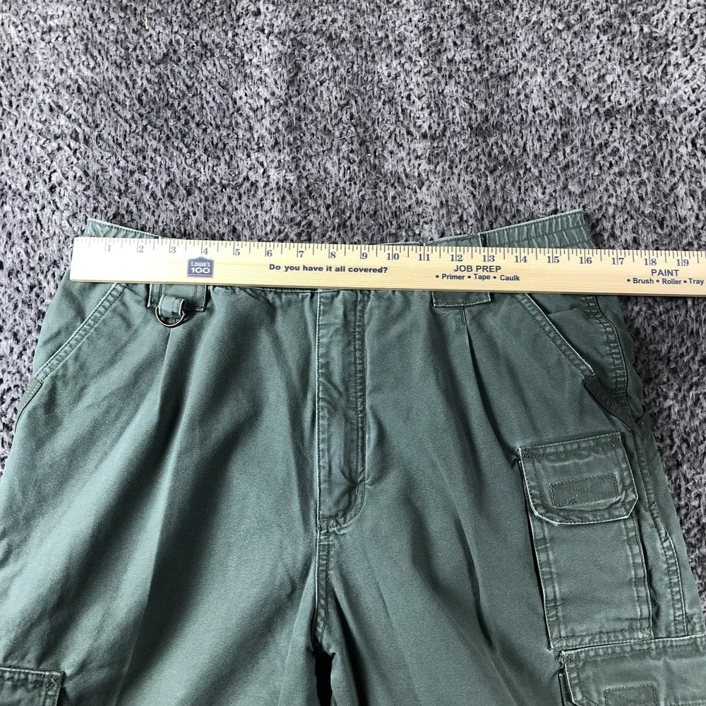 5.11 Tactical Cargo Pants Mens 32x32 Green Canvas Relaxed Fit Workwear Outdoor